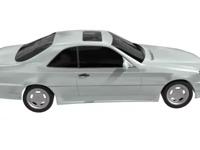 Car Sedan 2 Door Luxury 3D model