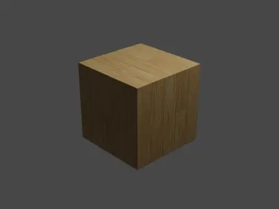 European Steamed Beach Wood Texture 3D model