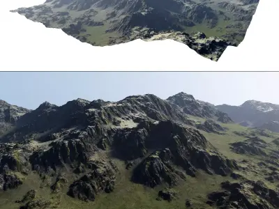 Mountains n35b 3D model