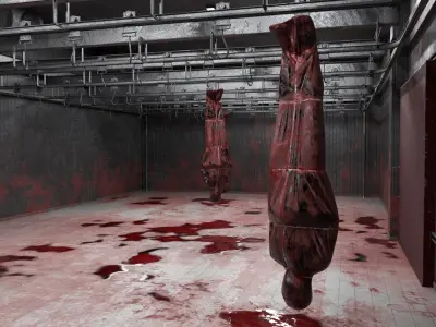  Meat Processing Room Horror Style 