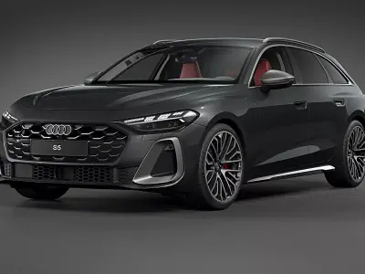 2025 Audi S5 Avant 3D model