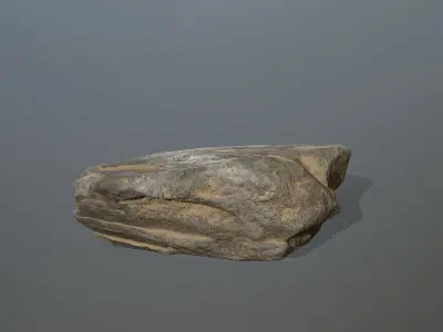 Rock Set Low-poly 3D model