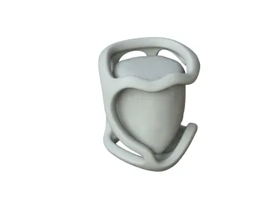 SciFi Shape Object Low Poly 12 Low-poly 3D model