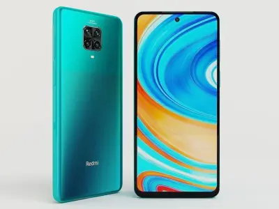 Redmi Note 9 Pro Max  3D model