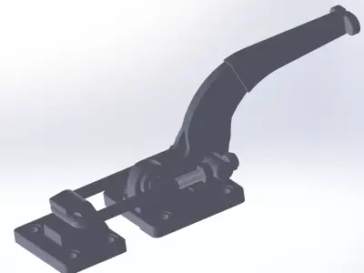 GP-1375 door latch Free 3D model