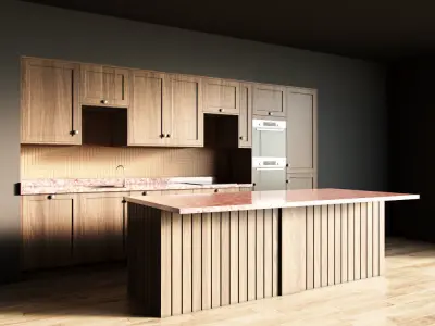28-Kitchen4 texture 3 3D model