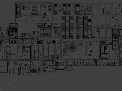 Star Wars Imperial Panels Pack 1 Low-poly 3D model