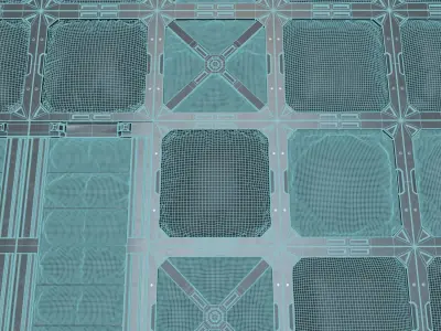 Sci-Fi Panels Collection 3D model