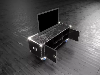 Professional Flight Case 3D model