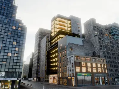 New York City Manhattan 3D model