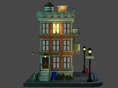 Apartament lighthouse 3D model