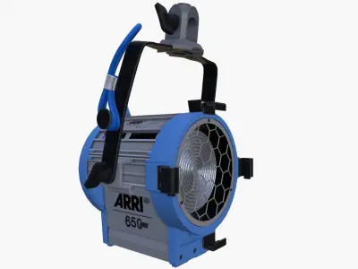 ARRI 650 Low-poly 3D model