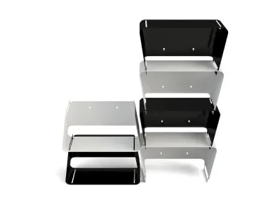 Vasu Container Shelf Low-poly 3D model