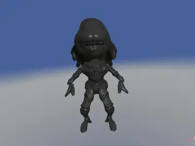 Baby Xenomorph Queen   3D model 3D model