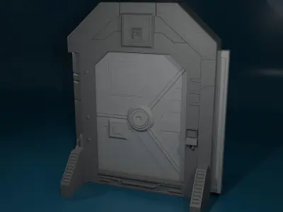Nemesis Door with Changable inserts 3D print model