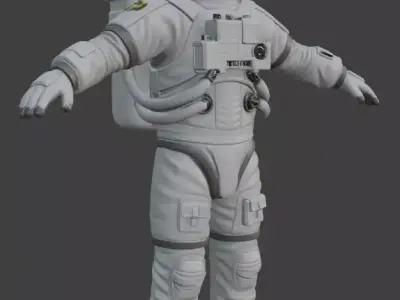 Astronaut Spacesuit 3D Model 3D model buy