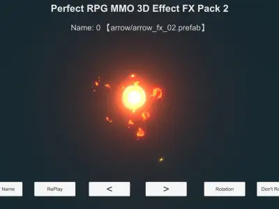 Perfect RPG MMO 3D Effect VFX Pack 2 Low-poly 3D model