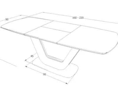 Table Alicante 3D model
