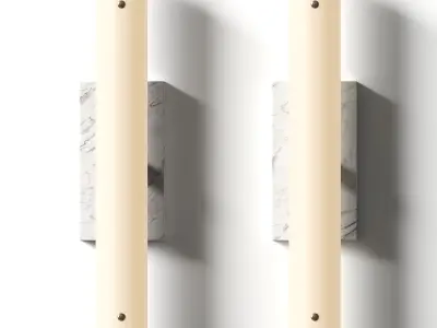 Roll and Hill - Counterweight Rectangle Sconce 3D model