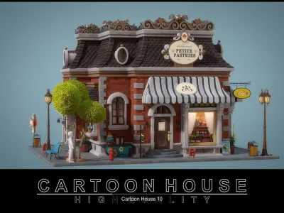 Cartoon House Pack 02