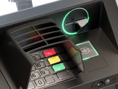 ATM machine 3D model