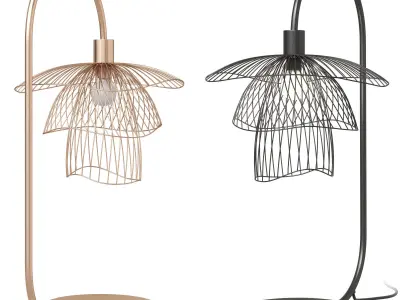 Forestier table lamp Papillon 3D model