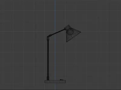 Simple Desk Lamp 3D model