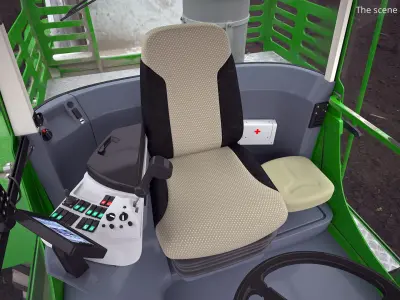  Agricultural Boom Sprayer High Clearance Dirty Green Rigged 