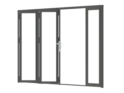  Aluminium Door 07 3D model