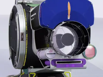 Inquisitor futuristic observation station 3D model