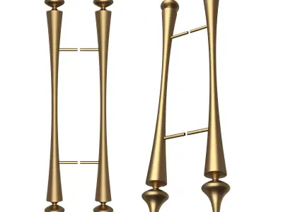 Door Knob 03 Low-poly 3D model