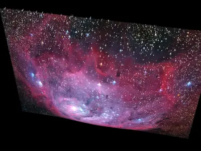 Lagoon Nebula 3D model