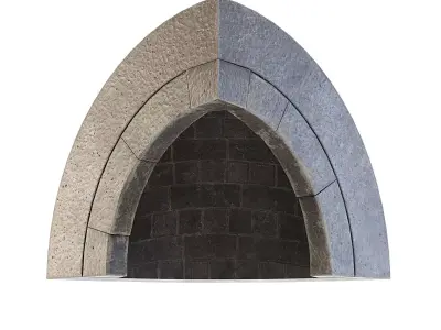 Dungeon Wall Corner Inside Top 3D model