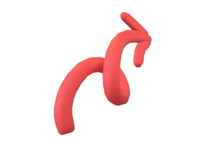 Doodle Buildable Arrow v1 006 Low-poly 3D model