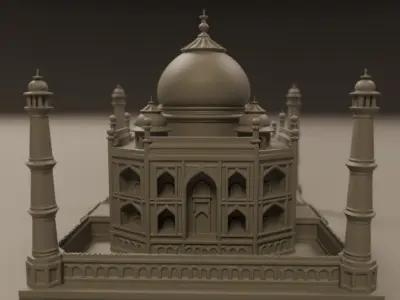 Taj mahal 3D print model