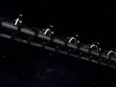 Sci Fi Bridge 3D model