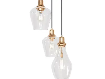 Modern Chandelier 5 3D model
