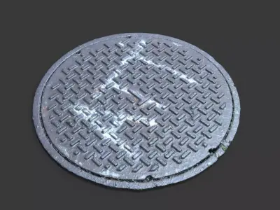 ATT Manhole Cover 3D model