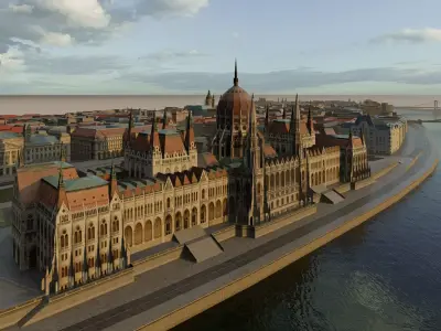 Budapest 3D model