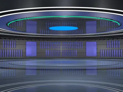 Sci Fi Room Interior 3D model