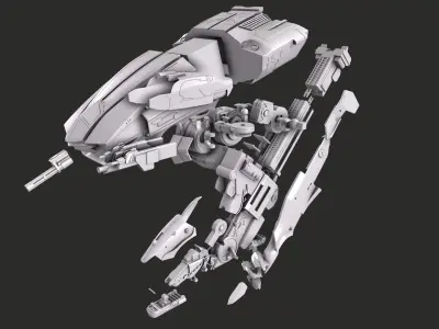 ROBOCOP ED 209  3D print model