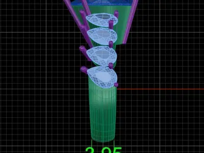 Jewelry ring 235 3D print model
