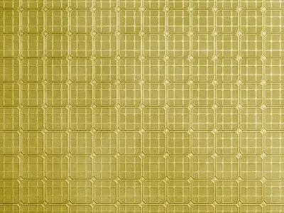 Golden Sci-Fi Floor Transparent PBR Seamless Texture