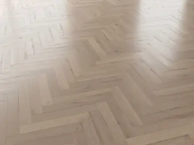 Parquet Oak Vergne Brushed set 2 3D model