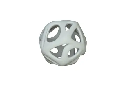 SciFi Cube Object No 18971 Low Poly Shape Texture