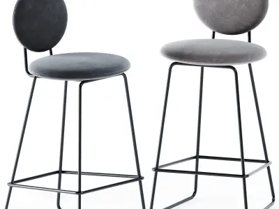 Gemma Bar Chair by Baxter 3D model