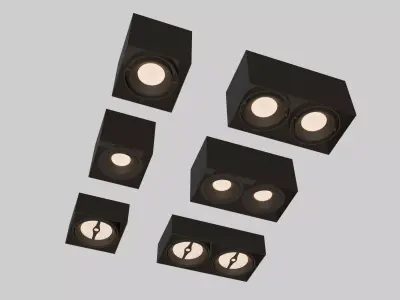 Lightinova Blend lamp collection Free 3D model