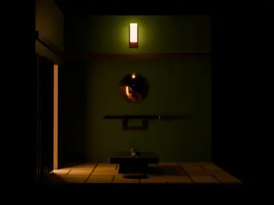 Another Isometric Room 002 Low-poly 3D model