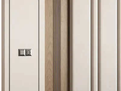 Wall panel 09 3D model