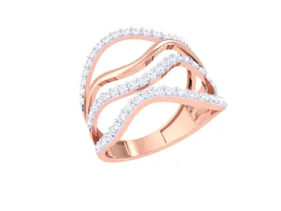  Women Ring MTL 3dm STL OBJ FBX Details 3D print model 38